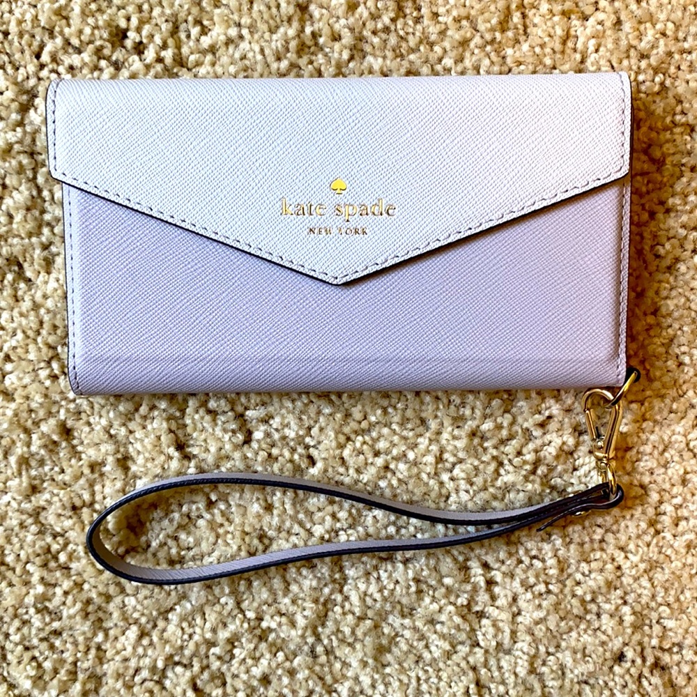 Kate Spade cell phone wallet wristlet